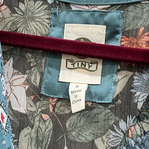 Anthropologie Tiny Patchwork Wrap Top - Picture 4 of 9